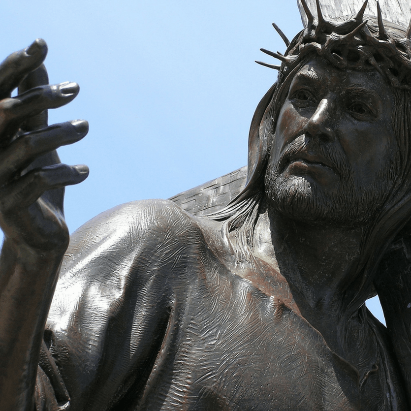 Imagem de Cristo na Via Sacra
