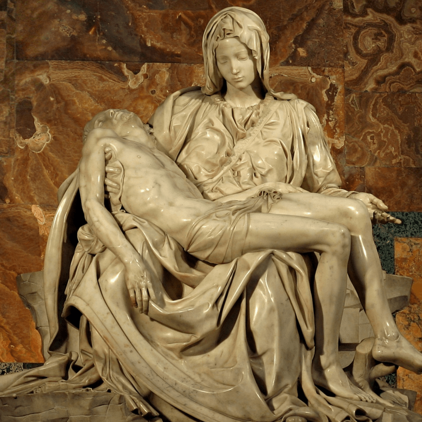 Escultura da Pietá de Michelangelo