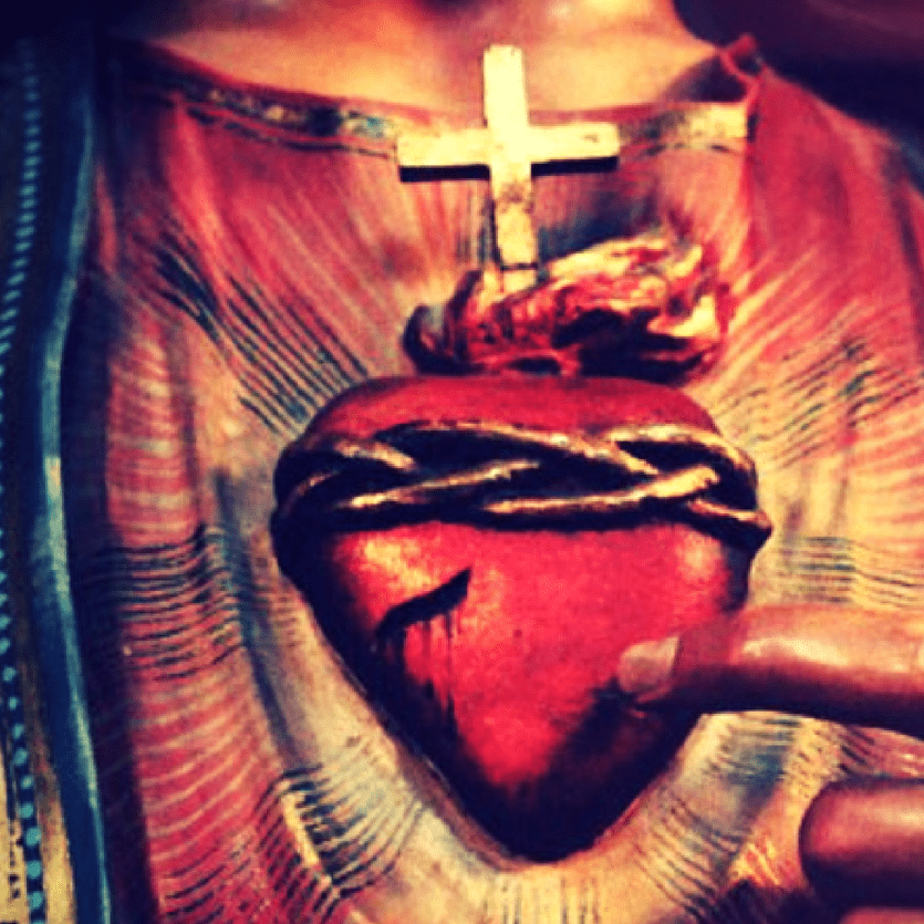 Detalhe do Sagrado Coração de Jesus