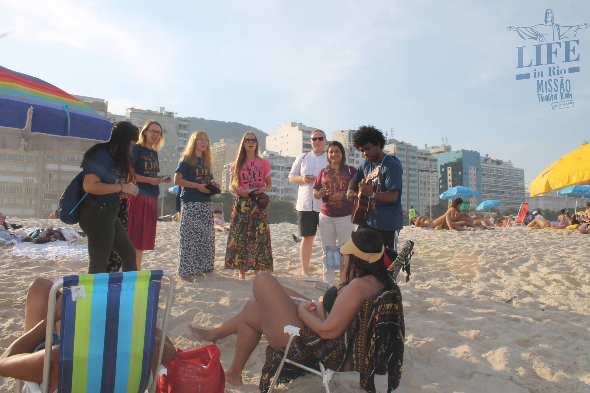 evangelizar na praia