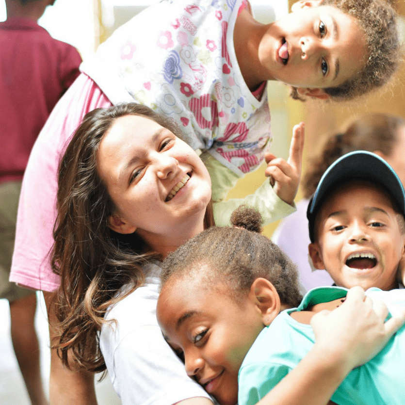Voluntária da creche