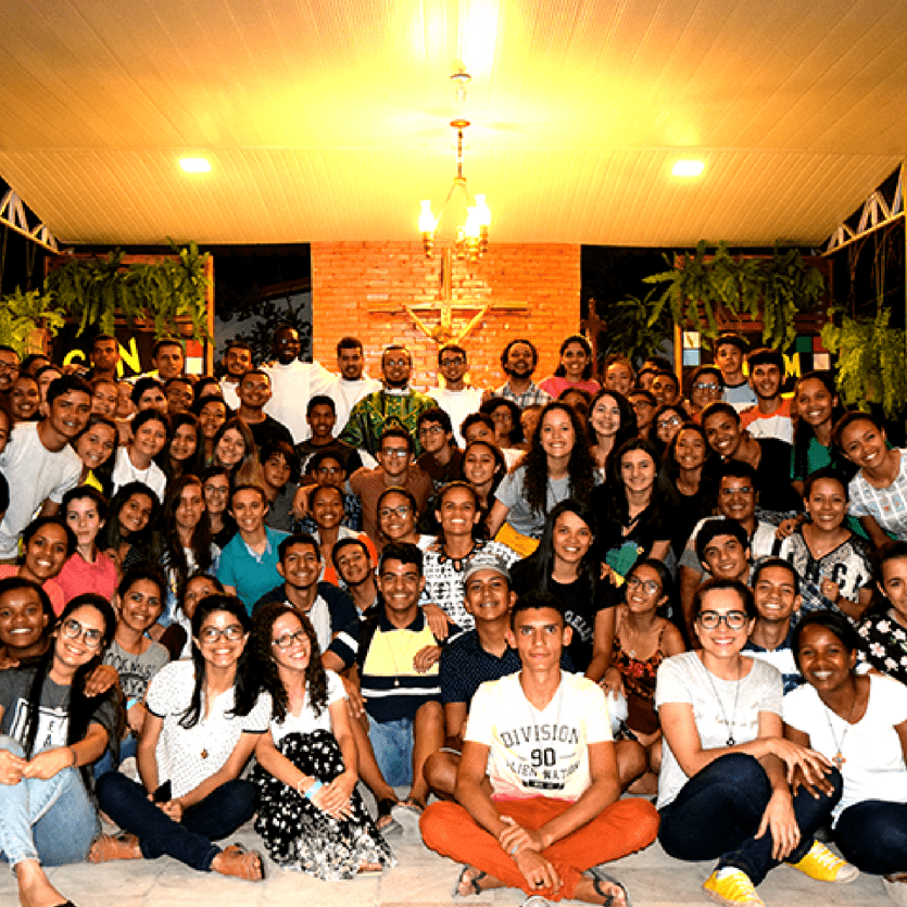 Jovens que participaram do congresso no Ceará