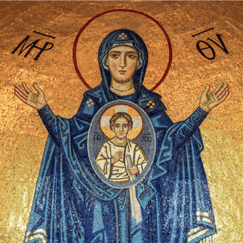 Ícone de Maria com o Menino Jesus