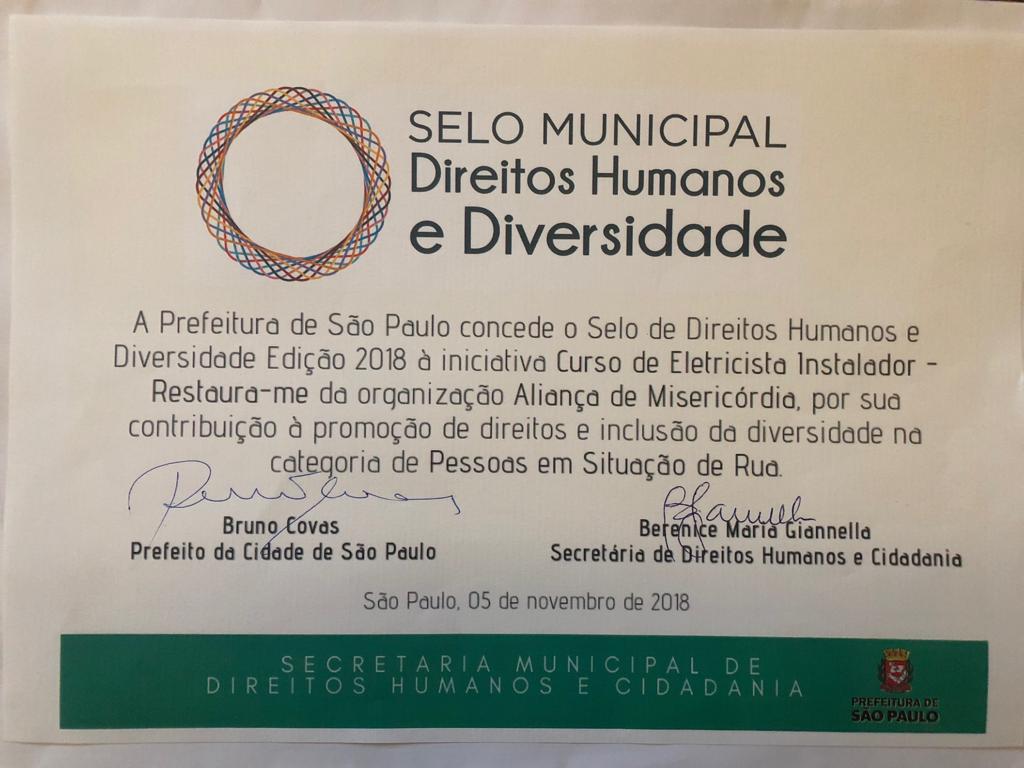 Selo Municipal_de DireitosHumanos e Diversidade