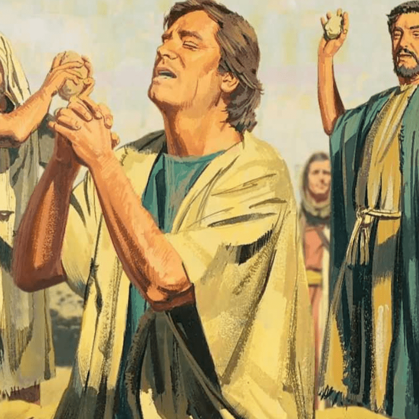 Ilustração do apedrejamento de Santo Estevão
