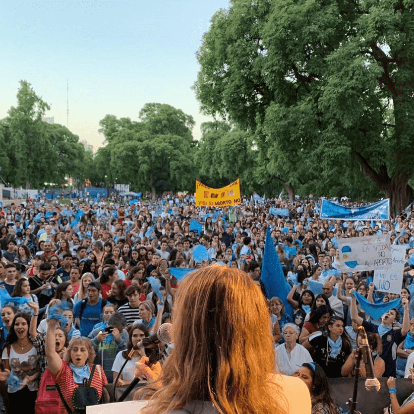 Marcha pela Vida na cidade de Mendonza, Argentina