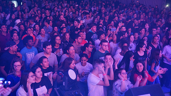 Momento do Show Acordi-Congresso Jovem-2018