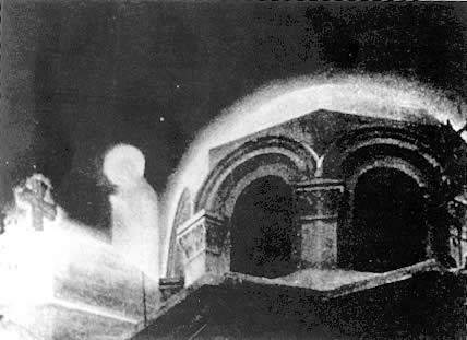 Foto de Nossa Senhora sobre a cúpula da igreja-Zeitoun