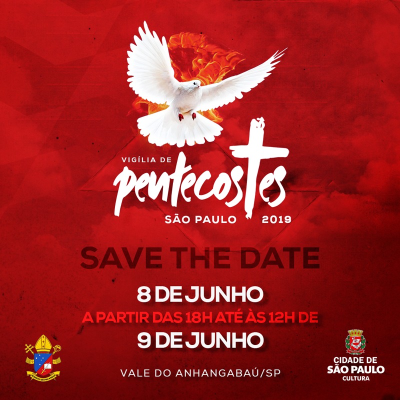 banner de divulgação da Vigília de Pentecostes