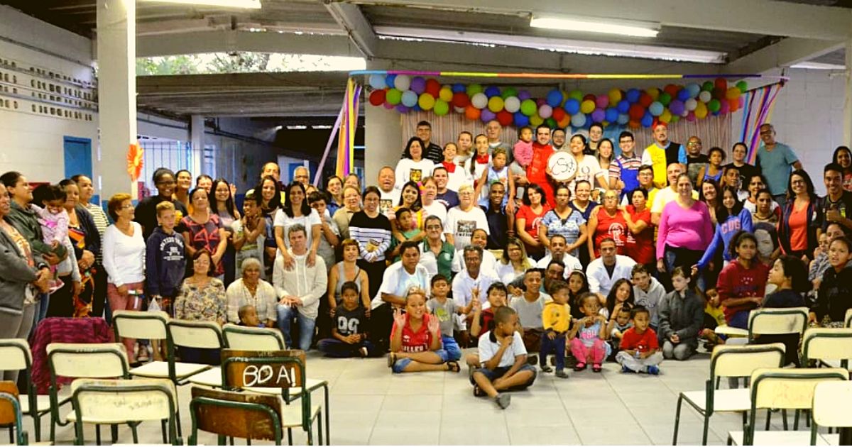 Participantes do Retiro das Estrelinhas em Tremembé