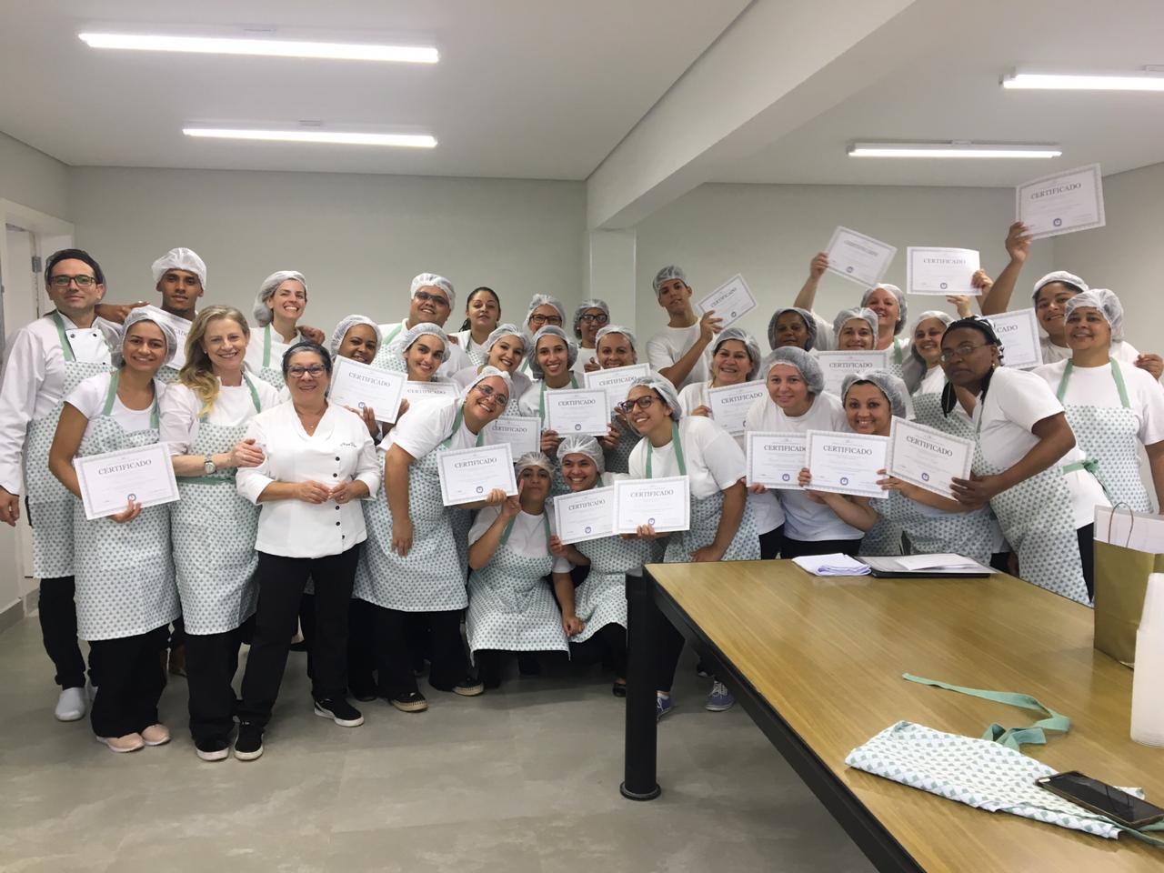 Formandos do curso de gastronomia