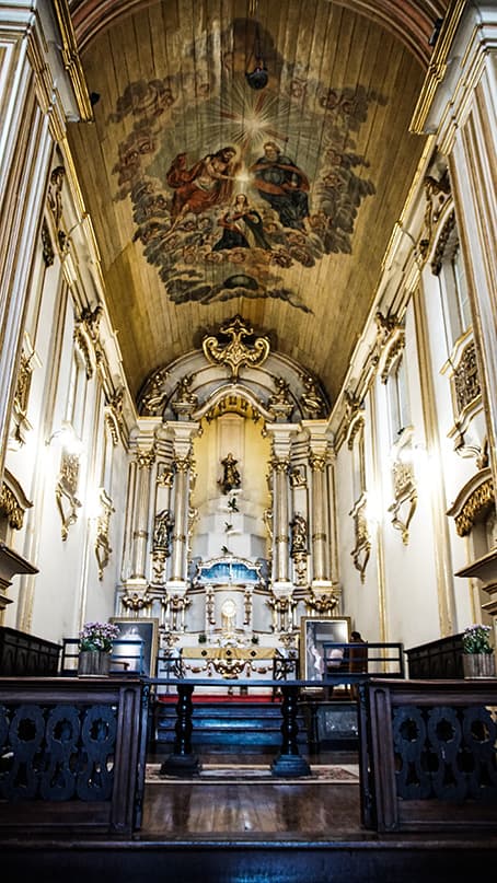 Visão geral da Igreja Nossa Senhora da Boa Morte.