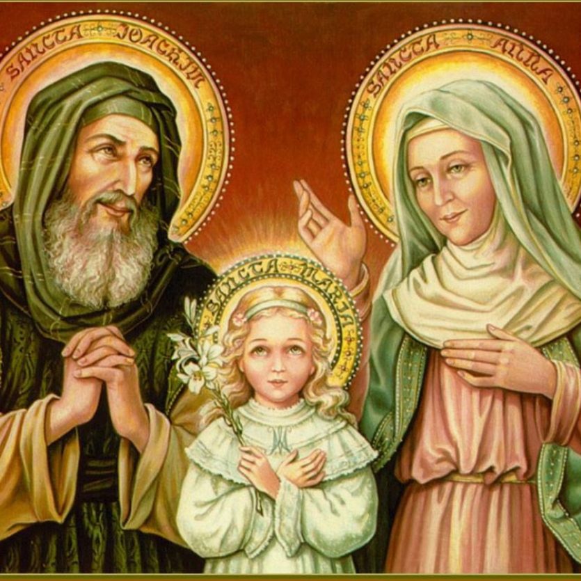 São Joaquim e Santa Ana, os pais da Virgem Maria e avós de Jesus. Como deve ter sido a experiência de ser avô do Salvador do Mundo?