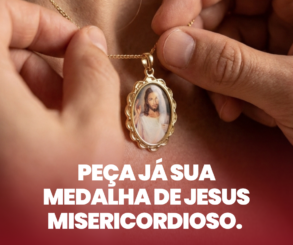 Receba gratuitamente a Medalha de Jesus Misericordioso: